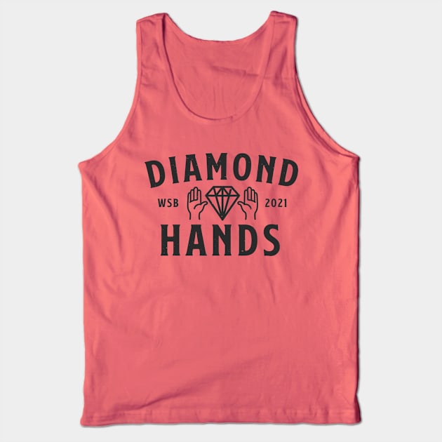 Diamond Hands 2021 (Light) Tank Top by FanBanterSTL